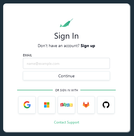 Hosted, customizable login UI